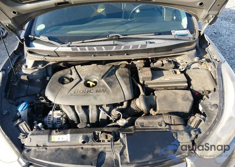 2014 Hyundai Elantra Limited from USA, damaged, VIN 5NPDH4AE7EH512876